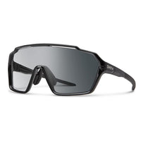 Gafas Smith Shift Mag marco negro mate y lentes chroma-pop negro y claro.